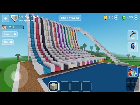 Block Craft 3D: Building Simulator Games For Free Gameplay#892(iOS & Android)| Water Slide Minecraft - YouTube