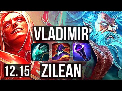 VLADIMIR vs ZILEAN (MID) | 16/1/7, 2.6M mastery, 1000+ games, Legendary | EUW Master | 12.15
