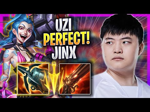 UZI PERFECT GAME WITH JINX! - Uzi Plays Jinx ADC vs Xayah! | Season 2023