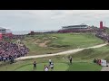 Bryson DeChambeau driving the green on #1 at the 2021 Ryder Cup @ Whistling Straits