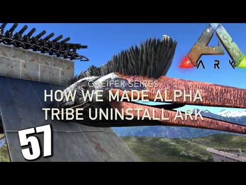 WE MADE ALPHA TRIBE QUIT ARK - turret quetz