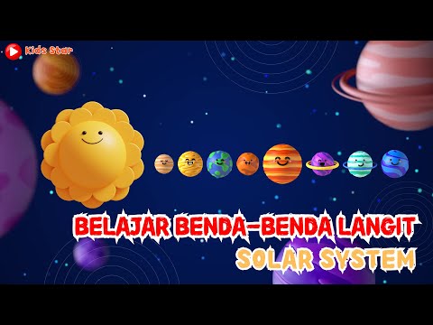 BELAJAR TATA SURYA | ANIMASI UNTUK BATITA DAN BALITA INDONESIA | BELAJAR MENGENAL BENDA-BENDA LANGIT