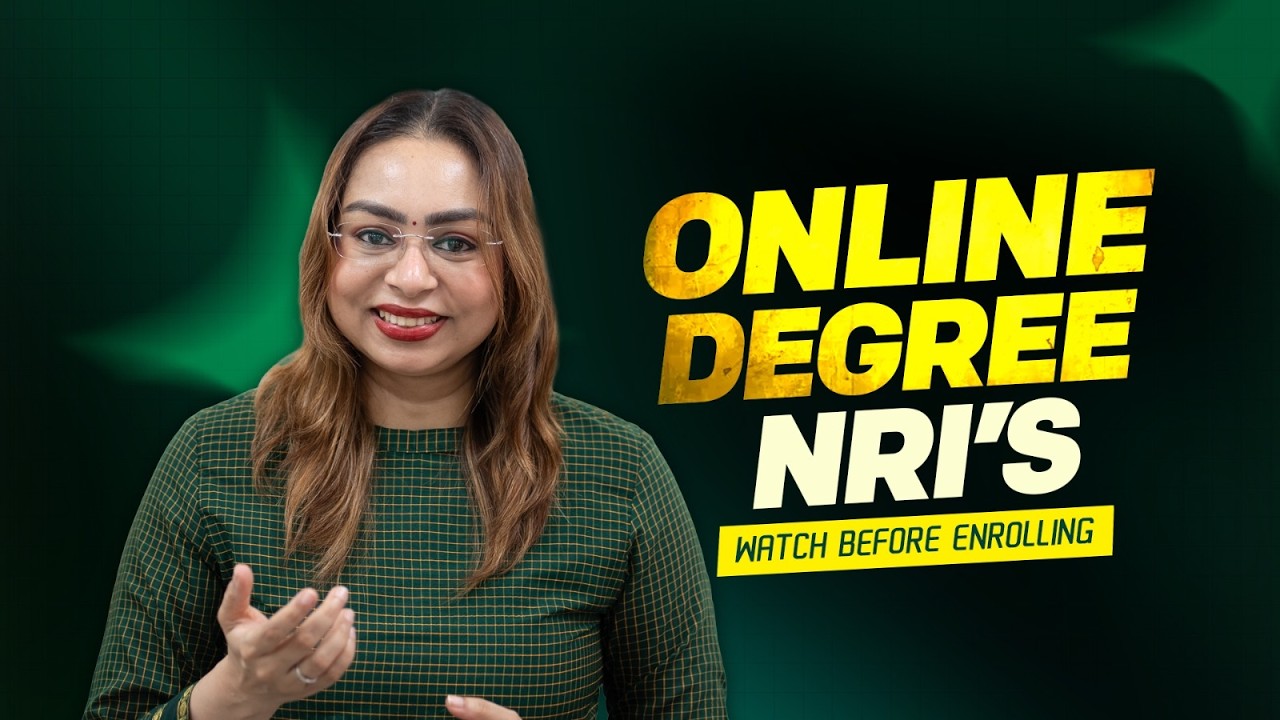 Online Degree for NRIs: Watch Before You Enroll! ⚠️ | Complete Guide