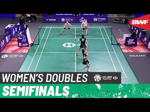 Orléans Masters Badminton 2023 | Miyaura/Sakuramoto (JPN) [6] vs. Fruergaard/Thygesen (DEN) [2] | SF