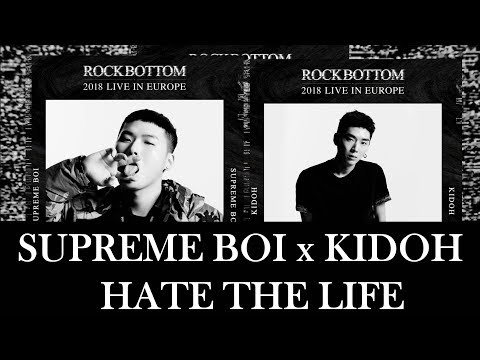 ROCKBOTTOM 2018 Live in Europe - Milan (Fancam) Supreme Boi X Kidoh - HATE THE LIFE