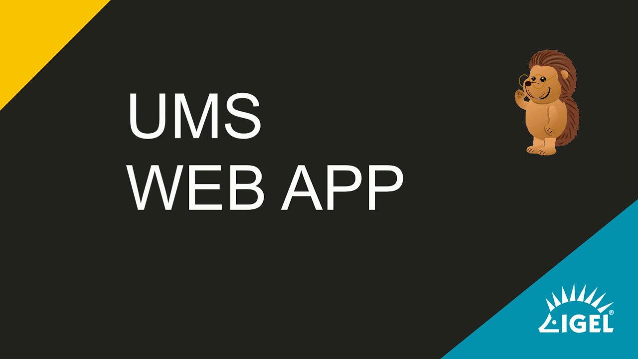 IGEL UMS Web App