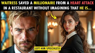 WAITRESS SAVED A MILLIONAIRE FROM A HEART ATTACK IN A RESTAURANT WITHOUT IMAGINING THAT...