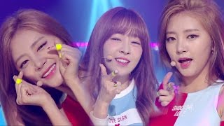 《ADORABLE》 LABOUM (라붐) - Shooting Love (푱푱) @인기가요 Inkigayo 20160904