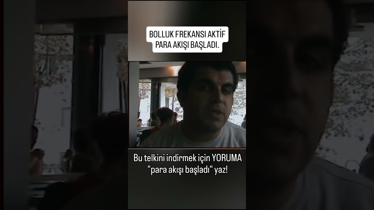 Bolluk Frekansı Aktif Para Akışı Başladı #atakansönmez #çekirdekinanç #kişiselgelişim #para #bolluk