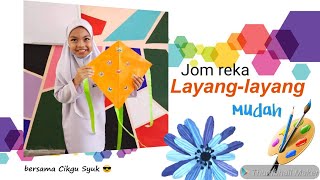 Download lagu Jom reka layang-layang mudah | Seni Visual | Art Kite mp3