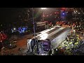 Double Decker Bus Crashes In Rural Hong Kong
