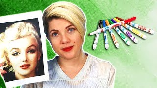 Women Try Full Face of Makeup Using Sharpies