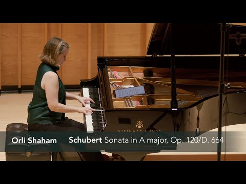 Pianist Orli Shaham performs Schubert Sonata in A Major D. 664