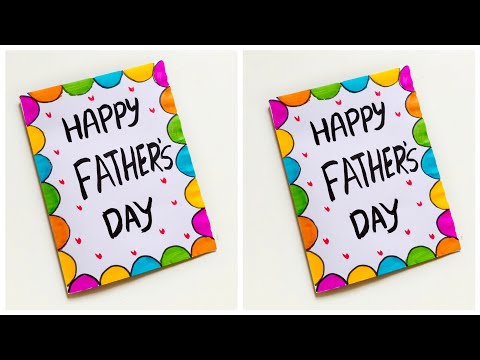 Last Minute Fathers Day Card | Father's Day Gift Ideas 2025 | DIY Fathers Day Easy Card