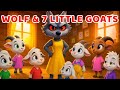 Funny Wolf Vs 7 Clever Goats Classic Fairy Tale