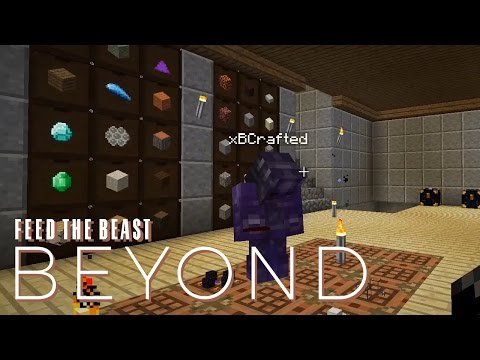 FTB Beyond w/ xB - BEST AE2 SYSTEM EVER [E16] (Modded Minecraft)