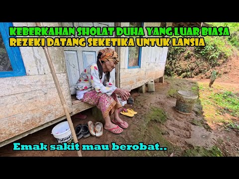 Kampung Cigaru Begitu Penuh Haru..Keberkahan Solat Duha..Membawa Rezeki Untuk Lansia.