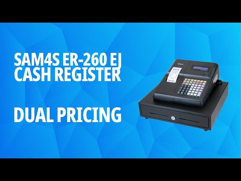 SAM4s ER-260 EJ Cash Register with Dual Pricing!