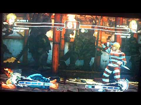 SSF4 Cody online match 3 PSN