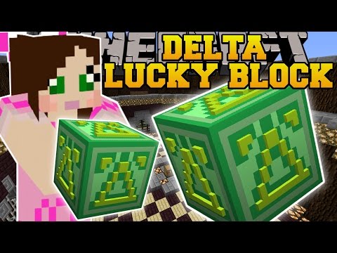 Minecraft: DELTA LUCKY BLOCK (DELTA HEROBRINE, BOB 2.0, & OVERPOWERED WEAPONS!) Mod Showcase