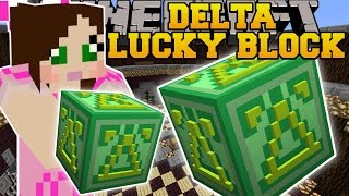 Minecraft: DELTA LUCKY BLOCK (DELTA HEROBRINE, BOB 2.0, & OVERPOWERED WEAPONS!) Mod Showcase