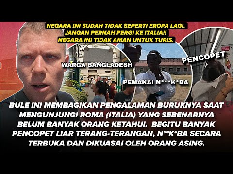 SO MANY PICKPOCKS IN ROME, ITALY, THIS FOREIGN MAN CHASES AND FIGHTS WITH ITALIANS