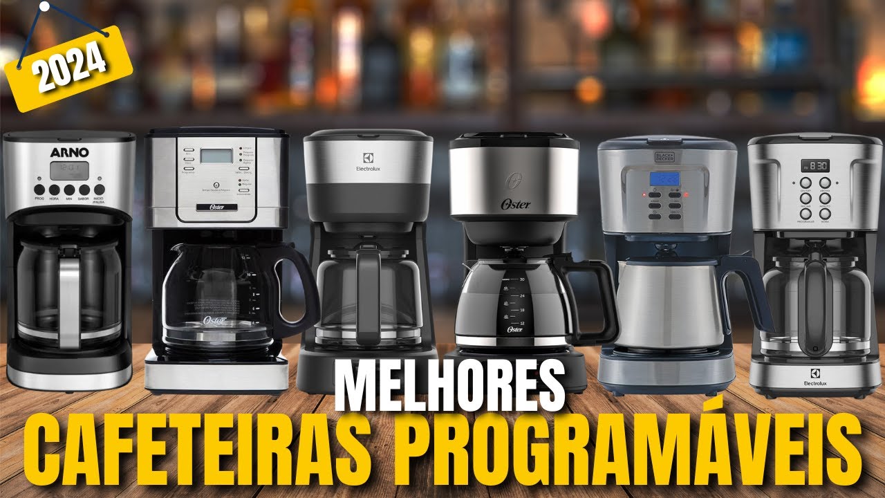 ☕Qual a Melhor CAFETEIRA ELÉTRICA PROGRAMÁVEL Comprar? Top 6 Melhores Cafeteiras Programáveis 2024!