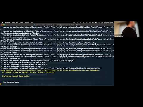 Live Demo: Setting Up Espressif RISC-V with Zephyr & Golioth | Embedded Linux Conference