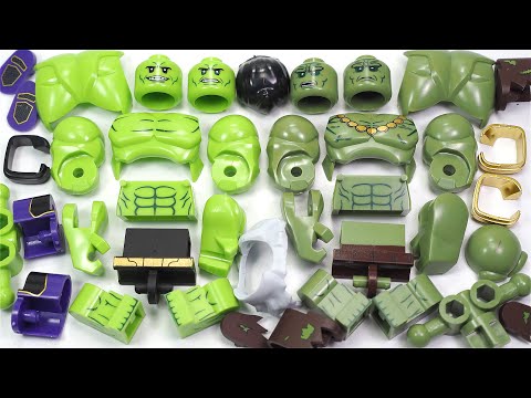 LEGO Hulk | Totally Awesome Hulk | Amadeus Cho | Maestro Unofficial Lego Big Figures AF348 AF349