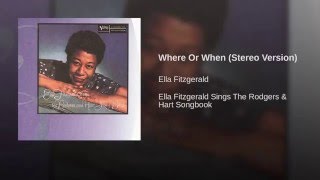 Where Or When (Stereo Version)