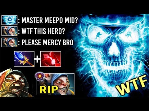 100K DAMAGE IN 38 MIN! Dota 1 Hero Mid Counter Master Meepo Crazy Nuke DMG Scepter 7.24 Dota 2