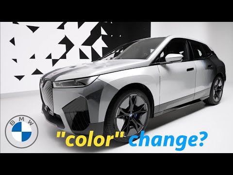 BMW iX M60 2022 -  FIRST Look at Flow E-Ink "COLOR CHANGING" Exterior Technology SECRET