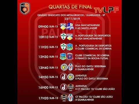 QUARTAS DE FINAL - LIGA PAULISTA JUNIOR SUB 11 - SANTO ANDRE  X  HORTOLANDIA