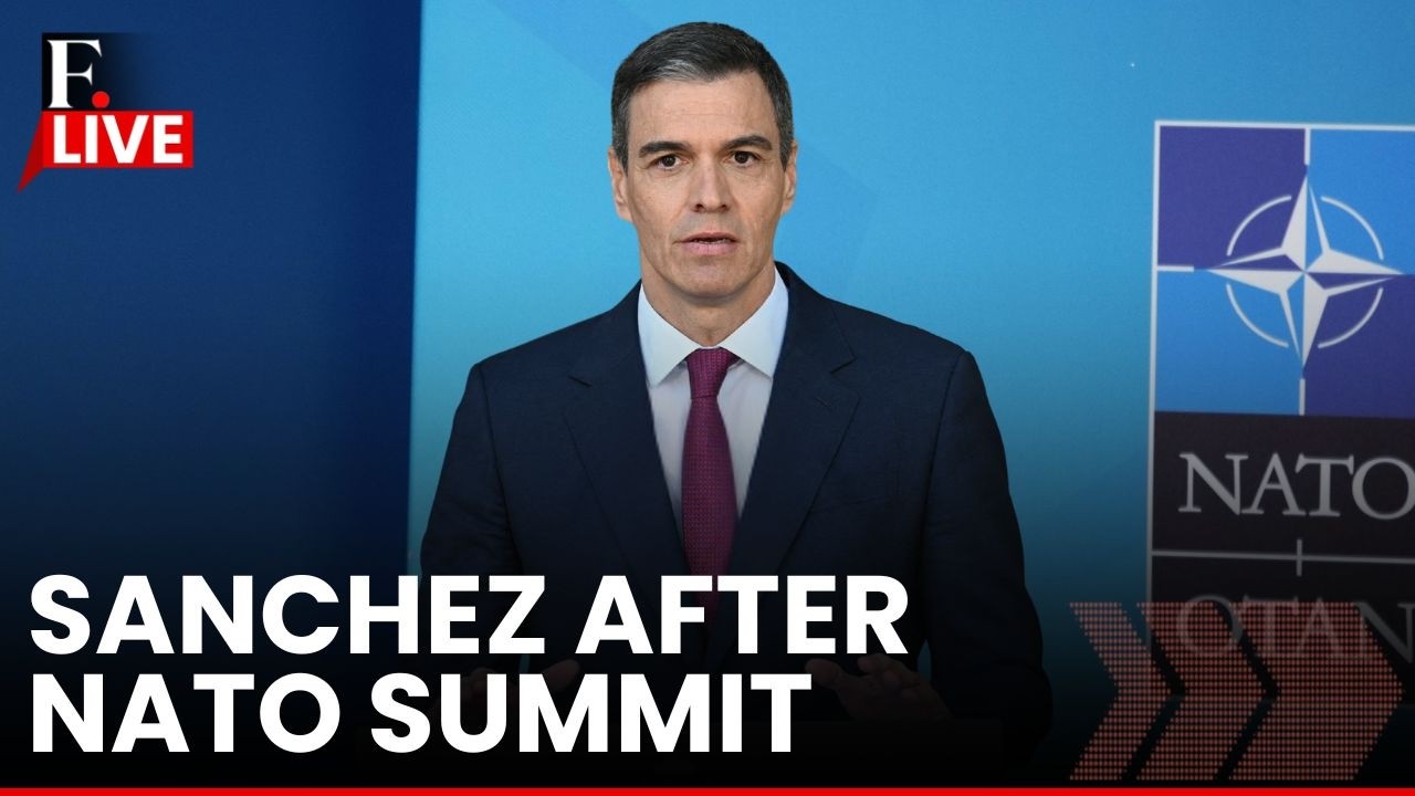 NATO SUMMIT LIVE: Spanish PM Pedro Sanchez Speaks After Trump Threatens to Stop Trade With Spain