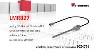 Kompakter Positionssensor mit IO-Link - LMRB27-IOL TR-Electronic