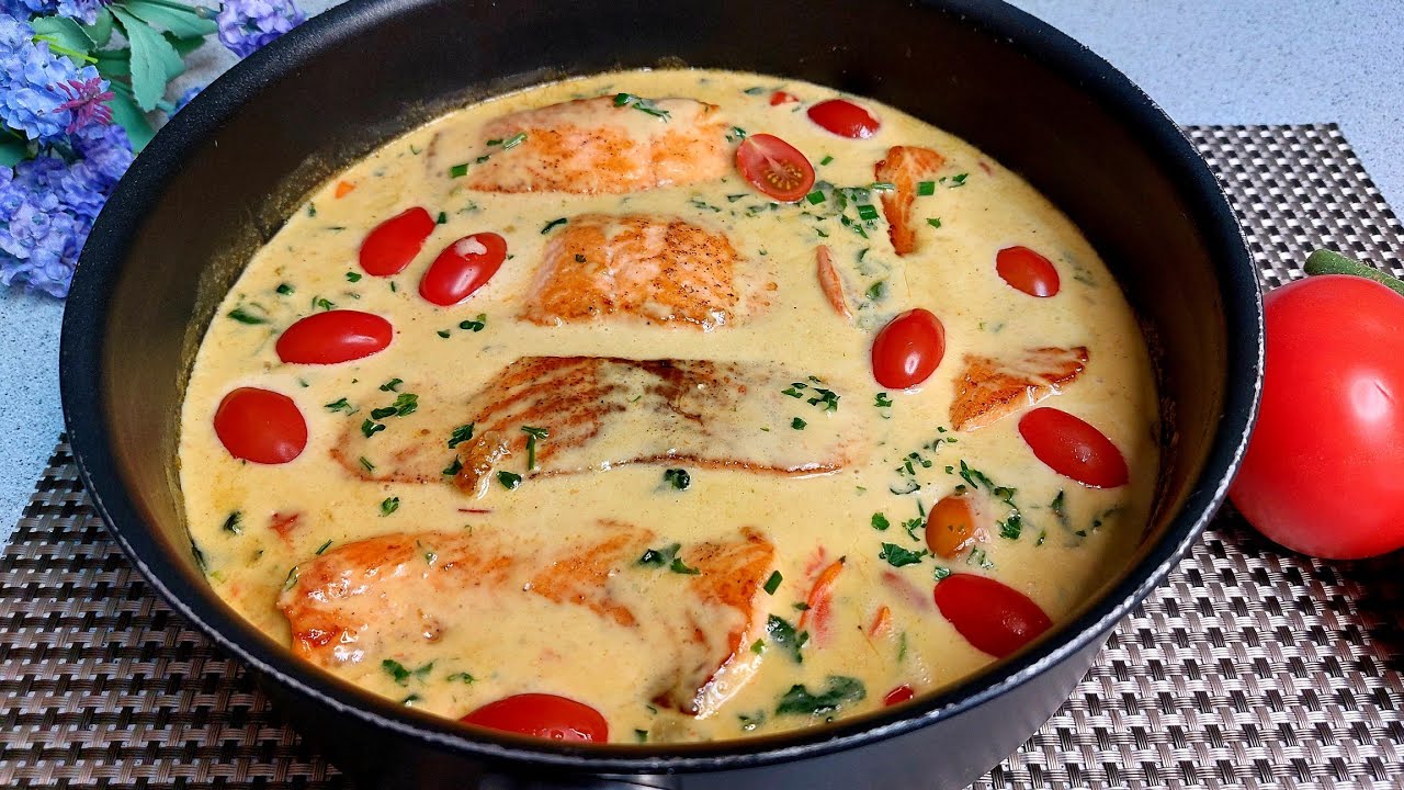Watch Now Receita de Salmão Cremoso | Fácil e Rápido Receita de Salmão Cremoso | Fácil e Rápido