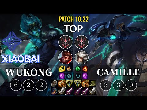 ES Xiaobai Wukong vs Camille Top - KR Patch 10.22