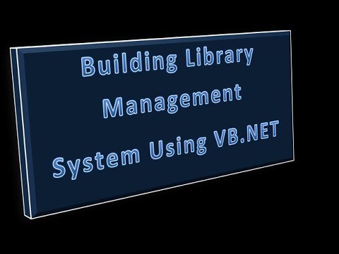 Developing Library Management System in VB.NET