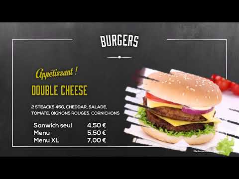 Menu Board dynamique