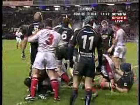Edinburgh Gunners v Ulster 17/02/06  Isaac Boss's Try