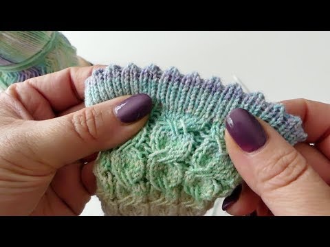 Ein Mäusezähnchen-Bündchen stricken