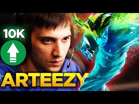 Arteezy Spamming IMBA Morphling for 2nd 10k MMR Account - Dota 2