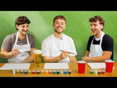 YouTuber DRUNK Painting