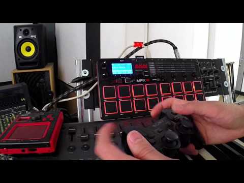 MORAVEC - Playing drum sampler with a PS controller (Teaser)