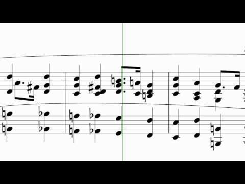 LilyPond - ly2video (beta): Prelude ("Funeral March") (F. Chopin)