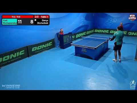 13:30 Yurii Shchepanskyi 3 - 0 Denys Shcherbak West 3 WIN CUP 19.12.2022 | TABLE TENNIS WINCUP