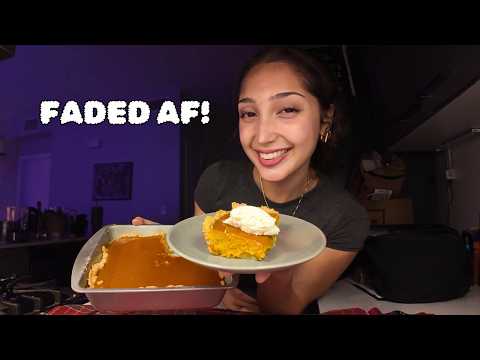 BAKING WHILE BAKED (PUMPKIN PIE!)