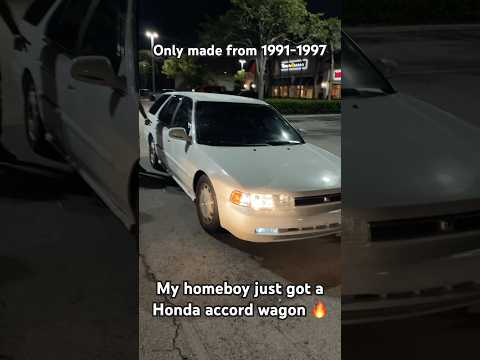 1991-1997 Honda accord wagon rare! At a tuned tuesdayz meet