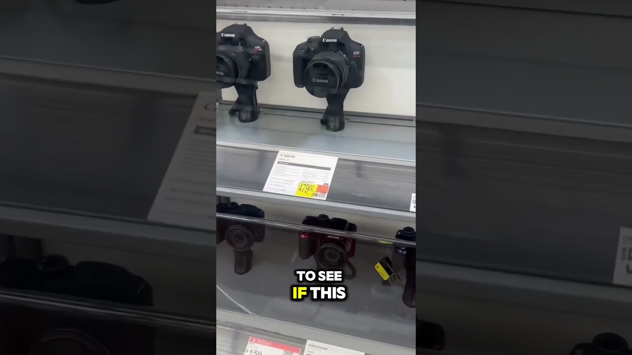$479 Canon camera for $18 #walmart #walmartclearance #clearance  #camera #rebel  #canon