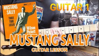 MUSTANG SALLY - WILSON PICKETT GUITAR LESSON